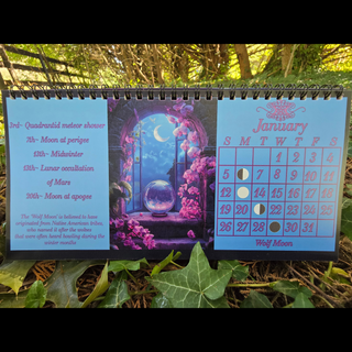 2025 Metaphysical and Moon Phase Altar Calendar