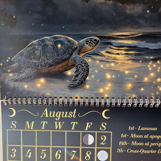 2025 Moon Phase Metaphysical Wall Calendar