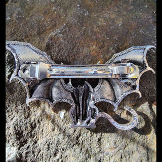 Winged Cat French Barrette