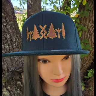 Rune Forest Snapback Hat