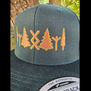 Rune Forest Snapback Hat