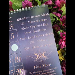 2025 Metaphysical and Moon Phase Altar Calendar