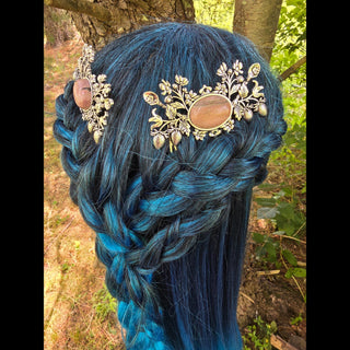 Strawberries and Cream Hair Comb