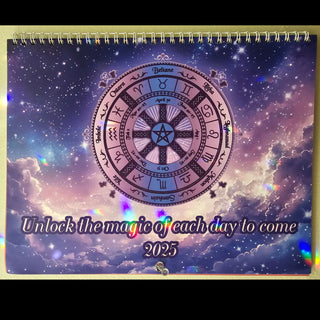 2025 Moon Phase Metaphysical Wall Calendar