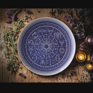 Circle of the Zodiac Dinner Plate