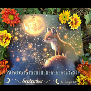 2025 Moon Phase Metaphysical Wall Calendar