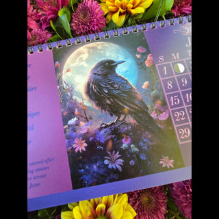 2025 Metaphysical and Moon Phase Altar Calendar