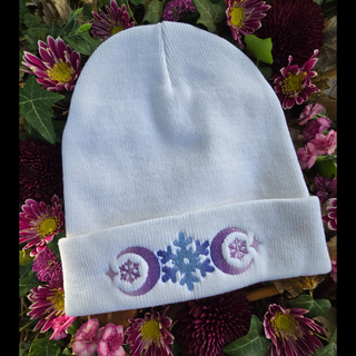 Snowy Moon Beanie