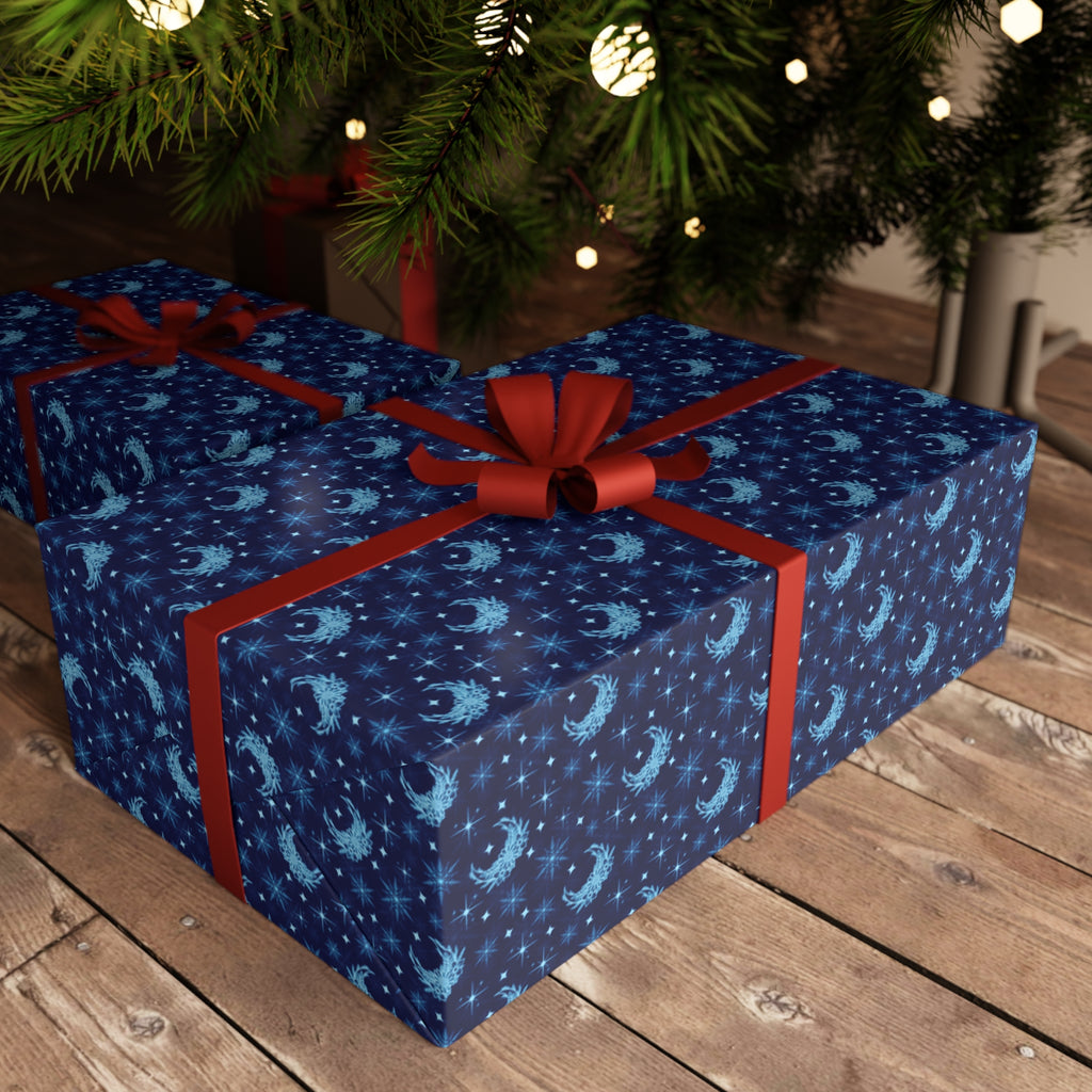 Iced Moonlight, Wrapping Paper – ImaginedByNell