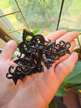 Celtic Filigree Claw Clip
