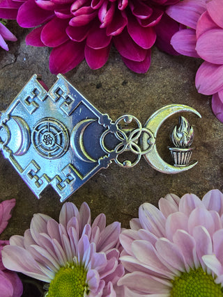 Goddess Hekate French Barrette